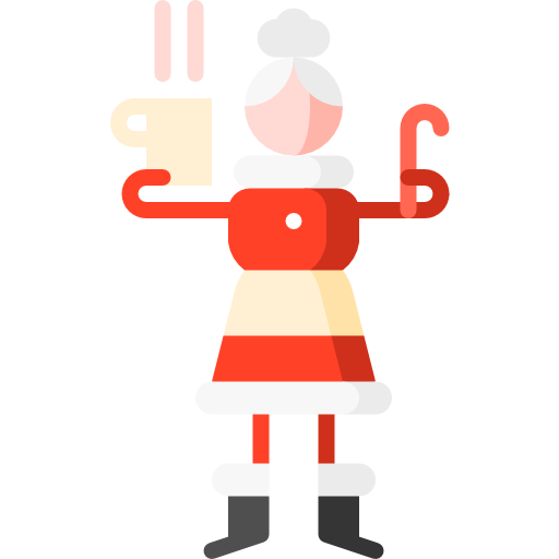 Mrs claus Puppet Characters Flat icon
