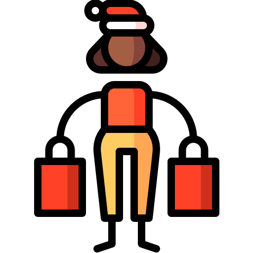 Woman Puppet Characters Lineal Color icon