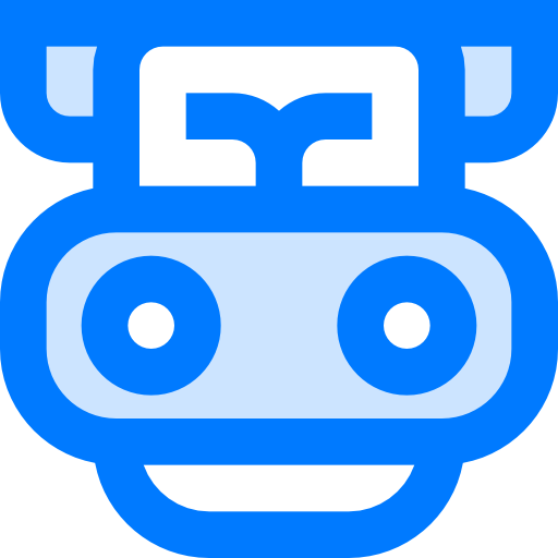 Cow Vitaliy Gorbachev Blue icon