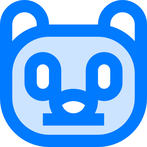 panda Vitaliy Gorbachev Blue Ícone