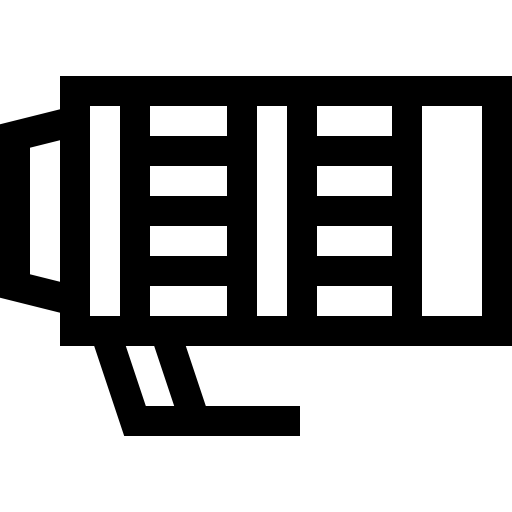 telefotográfico Basic Straight Lineal icono