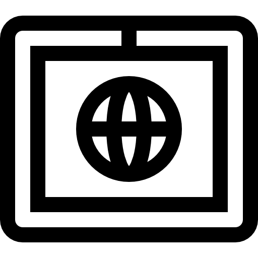 tablet Basic Straight Lineal ikona
