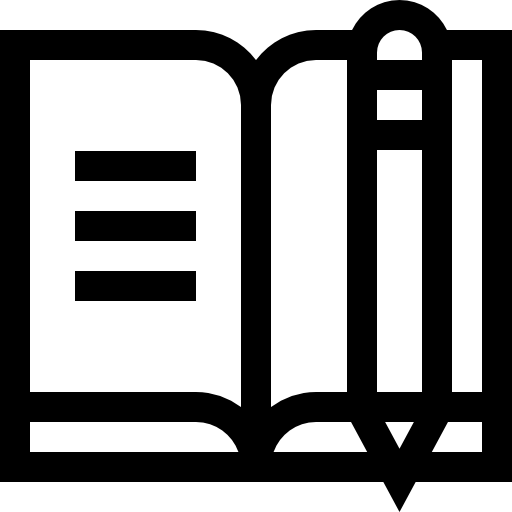 ジャーナル Basic Straight Lineal icon