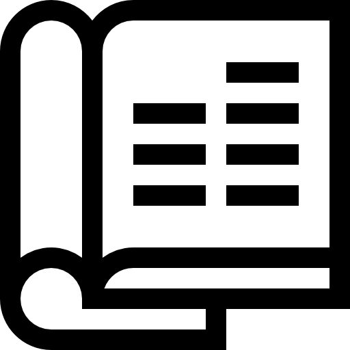 zeitschrift Basic Straight Lineal icon