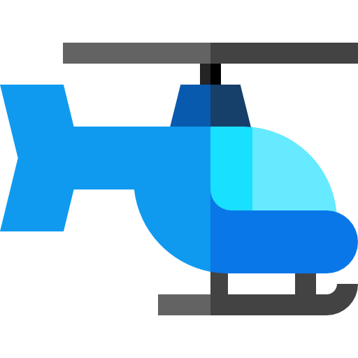Вертолет Basic Straight Flat иконка