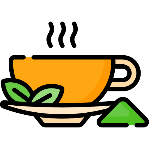 café con leche matcha Special Lineal color icono