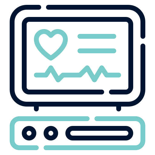 Ekg monitor Generic color outline icon