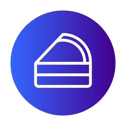 Cheesecake Generic gradient fill icon