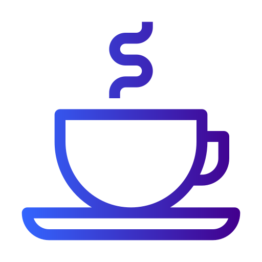 koffie Generic gradient outline icoon