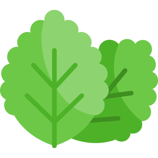 grüne minze Kawaii Flat icon