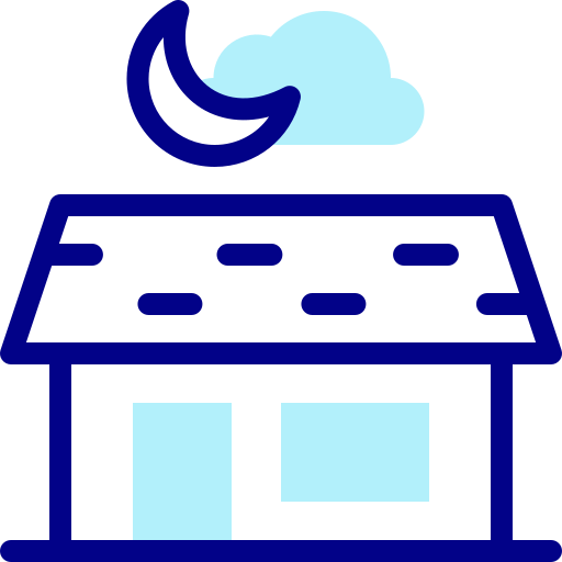 House Detailed Mixed Lineal color icon