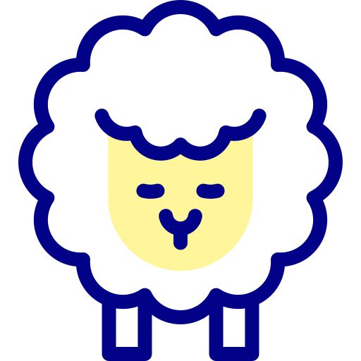 羊 Detailed Mixed Lineal color icon