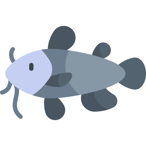 Catfish Kawaii Flat icon