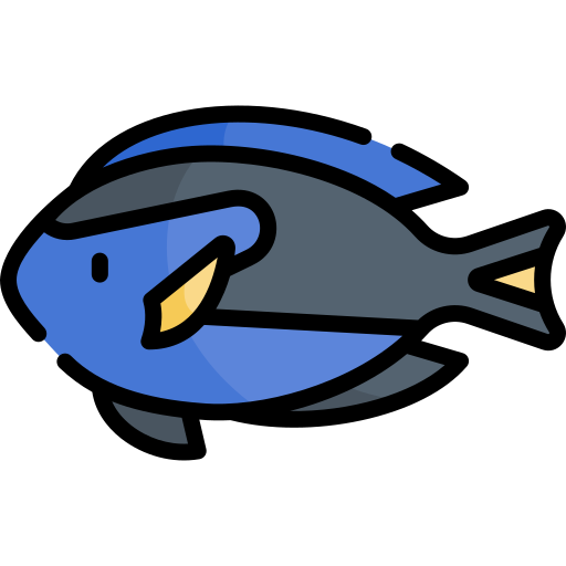 espiga azul Kawaii Lineal color icono
