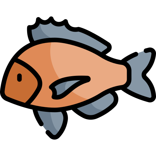 Bream Kawaii Lineal color icon