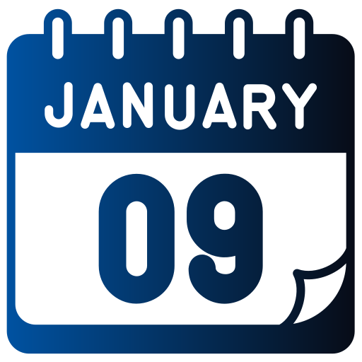 January Generic gradient fill icon