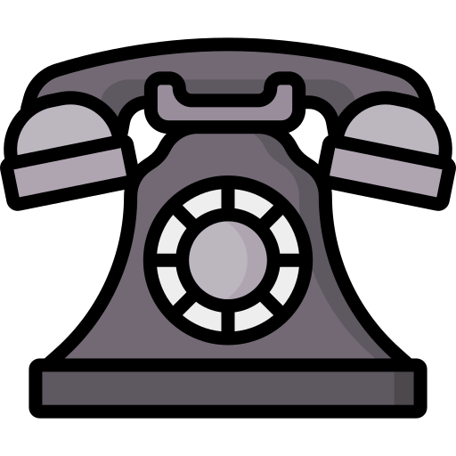 teléfono rotatorio Special Lineal color icono