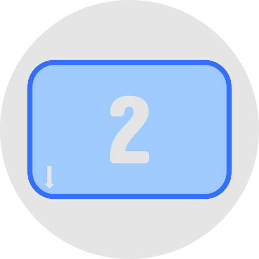 zwei Generic color lineal-color icon