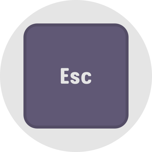 esc Generic color lineal-color icon