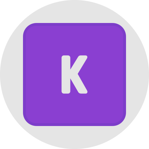 文字k Generic color lineal-color icon