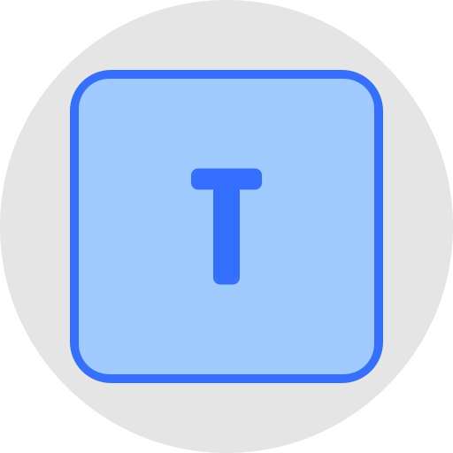 letra t Generic color lineal-color icono
