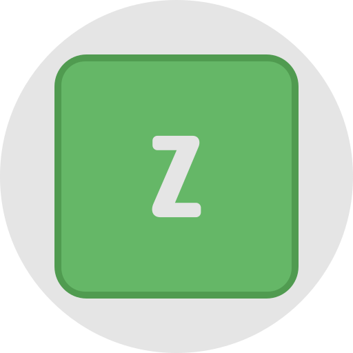 Letter z Generic color lineal-color icon