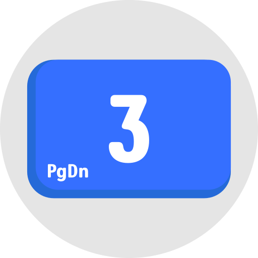 pgdn Generic color fill icon