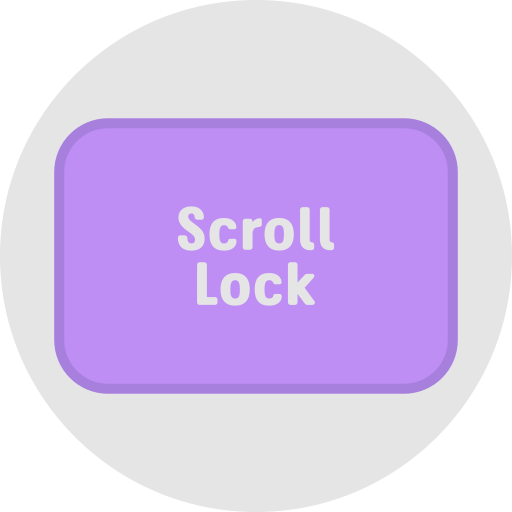 scroll lock Generic color lineal-color icoon