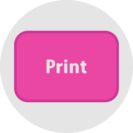 印刷する Generic color lineal-color icon
