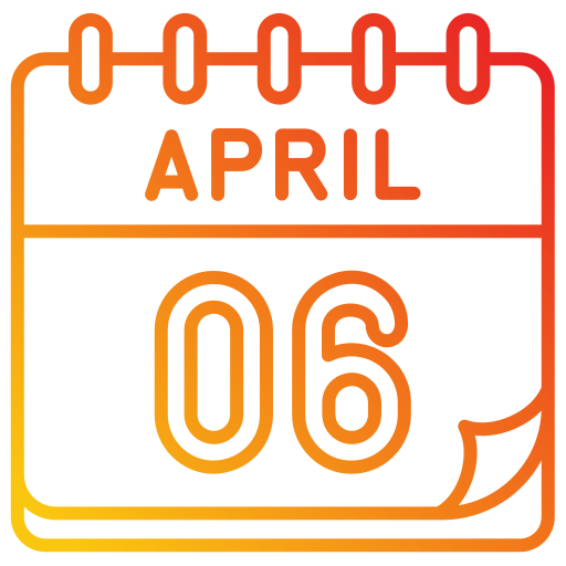 aprile Generic gradient outline icona