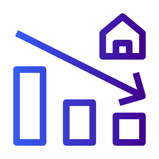 dom Generic gradient outline ikona