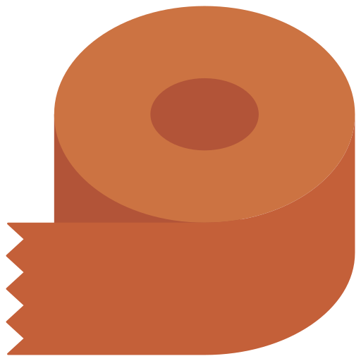 Duct tape Juicy Fish Flat icon