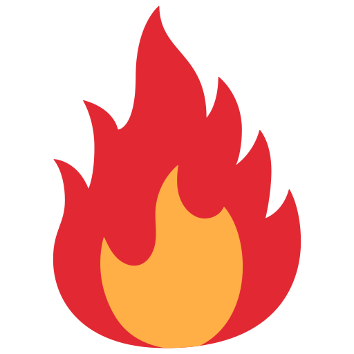 Flammable Juicy Fish Flat icon