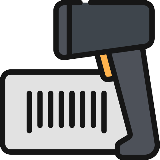 Barcode scanner Juicy Fish Soft-fill icon
