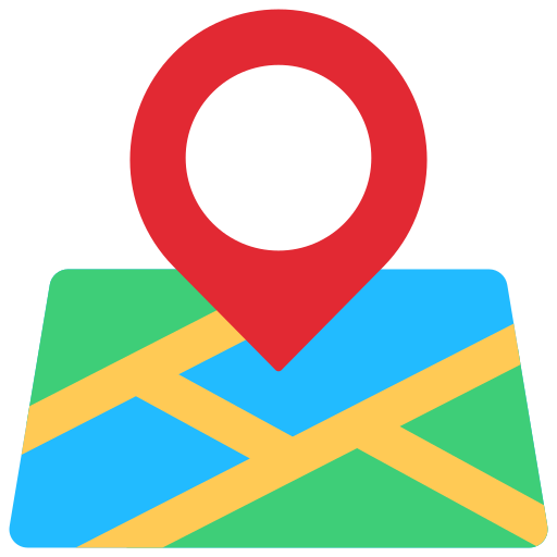 Map Juicy Fish Flat icon