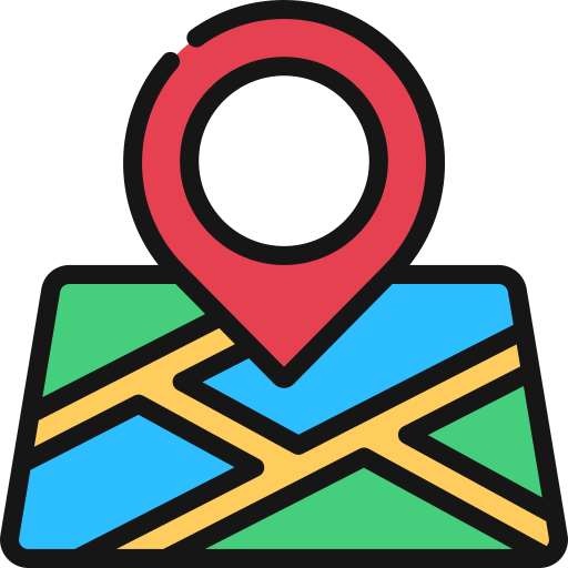 Map Juicy Fish Soft-fill icon