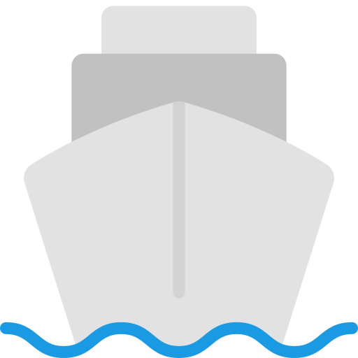 Shipping Juicy Fish Flat icon