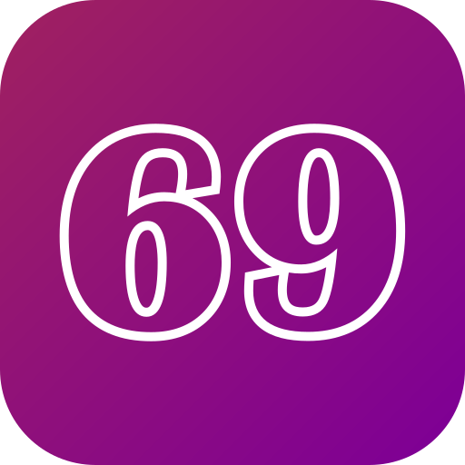 Sixty nine Generic gradient fill icon