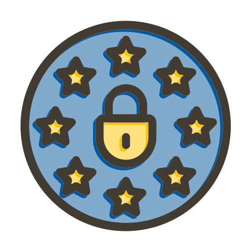 GDPR Generic color lineal-color icon