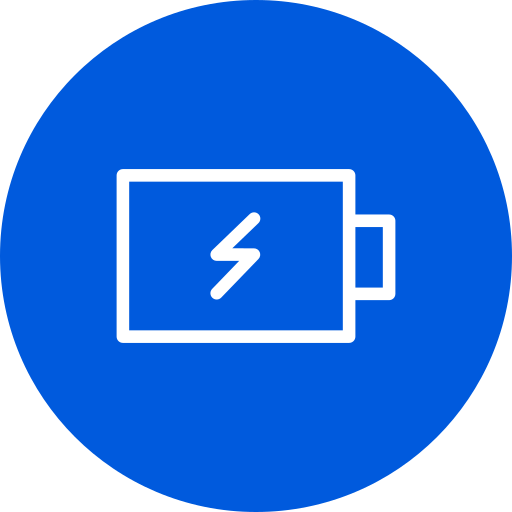 Battery charge Generic color fill icon