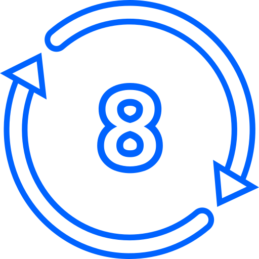 여덟 Generic color outline icon