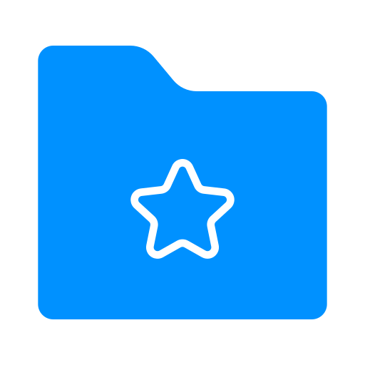 File and folder Generic color fill icon