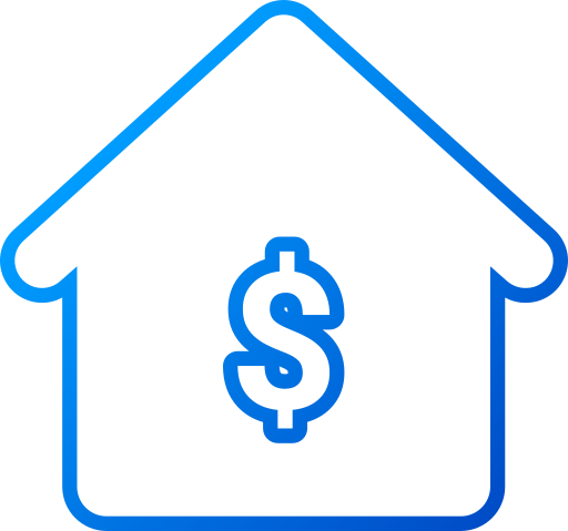 Home bank Generic gradient outline icon