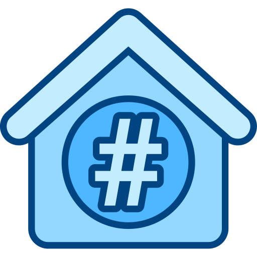 Hashtag Generic color lineal-color icon