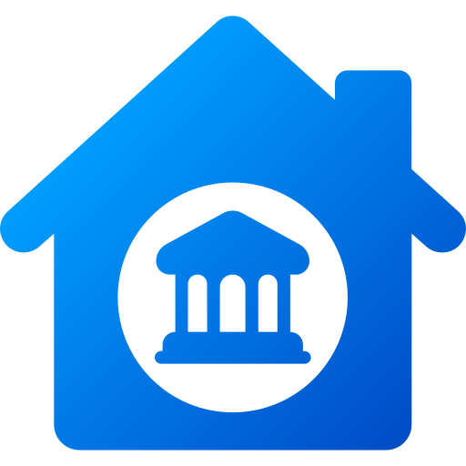 Bank Generic gradient fill icon