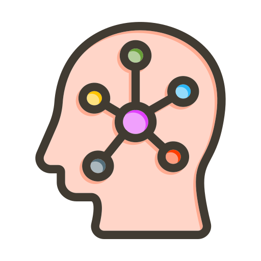 mindmap Generic color lineal-color icon