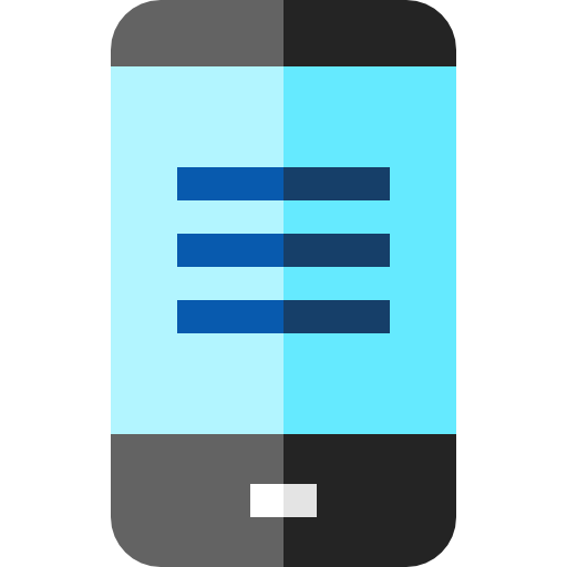 Smartphone Basic Straight Flat icon