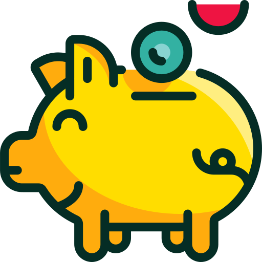 Piggy bank Wanicon Lineal Color icon