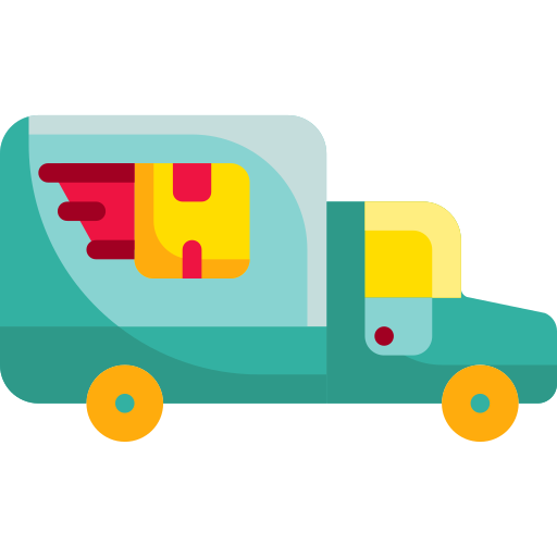 Delivery truck Wanicon Flat icon