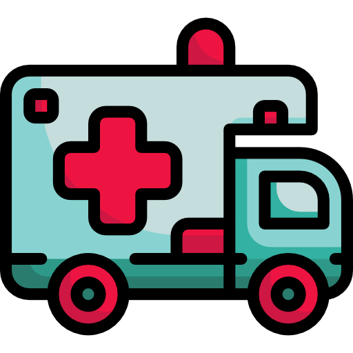 ambulance Wanicon Lineal Color icoon